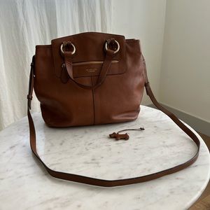 Radley London Brown Leather Cross Body Bag
